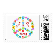 Peace Love Sewing Stamps