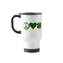 Peace Love Shamrocks Mugs