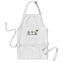 peace love sheep aprons