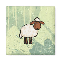 peace love sheep magnets