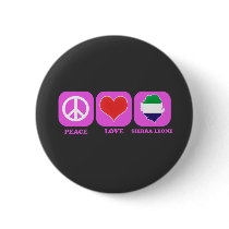 Peace Love Sierra Leone buttons by coolcountry Peace Love Sierra Leone buttons