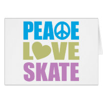 Peace Love Skate Cards