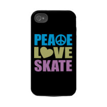 Peace Love Skate Iphone 4 Tough Cover