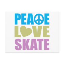 Peace Love Skate Post Cards