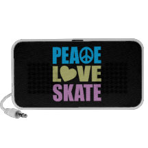 Peace Love Skate Travelling Speakers