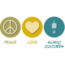Peace Love Slavic Cultures photo sculptures