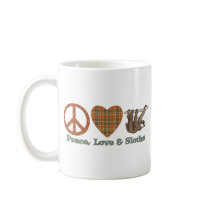 Peace, Love & Sloths Mug