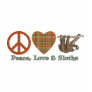 Peace, Love & Sloths Tshirt