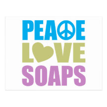 Peace Love Soaps Post Cards