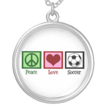 Peace Love Soccer Jewelry