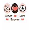 Peace Love Soccer Tank Top t-shirts