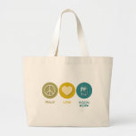 Peace Love Social Work Bag