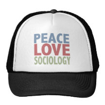 Peace Love Sociology Mesh Hat