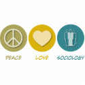 Peace Love Sociology photo sculptures by 1000suns Peace Love Sociology photo sculptures