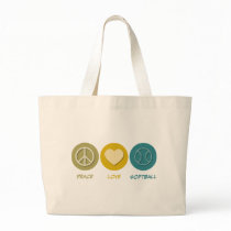 Peace Love Softball bags