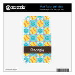 Peace Love Softball iPod Touch Skin 4th Gen 4g
