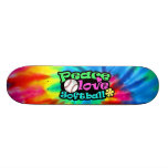 Peace, Love, Softball Skate Board