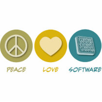 Peace Love Software photo sculptures by 1000suns Peace Love Software photo sculptures
