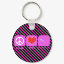 Peace Love Solomon Islands keychains by coolcountry Peace Love Solomon Islands keychains