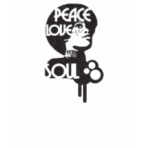 Peace, Love, Soul t-shirts