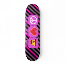 Peace Love Spain skateboards by coolcountry Peace Love Spain skateboards