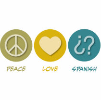 Peace Love Spanish photo sculptures by 1000suns Peace Love Spanish photo sculptures