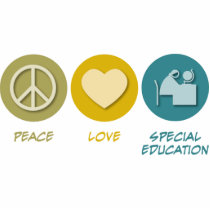 Peace Love Special Education photo sculptures by 1000suns Peace Love Special Education photo sculptures