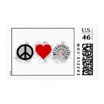 Peace Love Speed  Emblem 2 Stamps