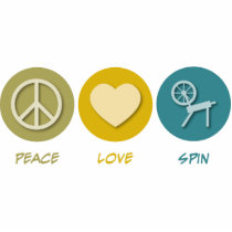 Peace Love Spin Photo Sculpture