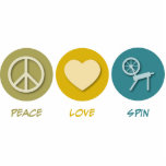 Peace Love Spin Photo Sculpture