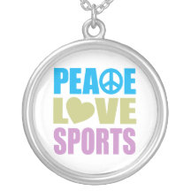 Peace Love Sports Custom Jewelry