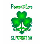 Peace Love St. Patrick's Day Shirt