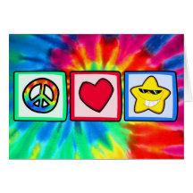 Peace, Love, Stars Cards