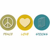 Peace Love Stocks photo sculptures