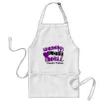 PEACE LOVE STOP Domestic Violence T-Shirts aprons