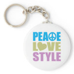 Peace Love Style Keychain
