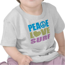 Peace Love Surf Tees