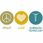 Peace Love Surgical Technology Acrylic Cut Out