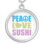 Peace Love Sushi Necklaces