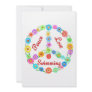 Peace Love Swimming Personalized Invites