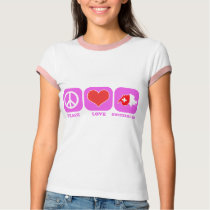 Peace Love Switzerland t-shirts