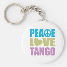 Peace Love Tango Key Chain