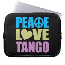 Peace Love Tango Computer Sleeves