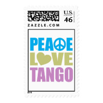 Peace Love Tango Stamp