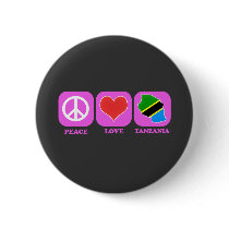 Peace Love Tanzania buttons