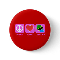 Peace Love Tanzania buttons