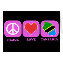 Peace Love Tanzania cards