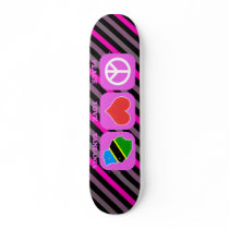 Peace Love Tanzania Skateboard Deck