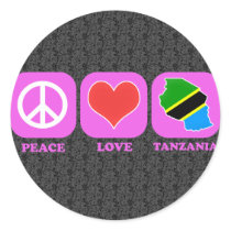 Peace Love Tanzania stickers