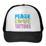 Peace Love Tattoos Mesh Hats